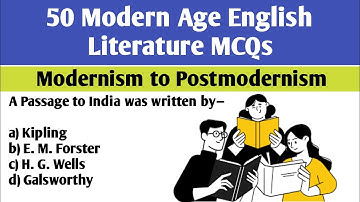 50 English Literature MCQs | Modernism to Postmodernism | UGCNET, PGTRB, UPTGT Competitive Exam Prep