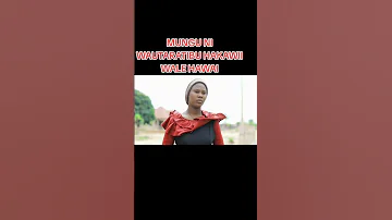 MUNGU WETU NI WAUTARATIBU HAKAWII WALE HAWAI Asma Drama Chadomasta Movie Aminta Mashi Amanya 