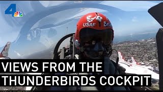 Videos Show Thunderbirds Flyover From Inside the Cockpit | NBCLA