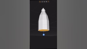 Low poly rocket