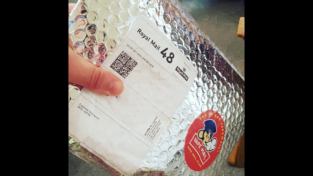 Vape-mail Platinum subscription. August 2018.