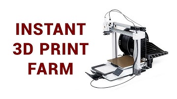 A print farm modification in only 10 minutes - Printflow3D