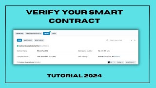 Verify Your Smart Contract in any Blockchain Tutorial 2024