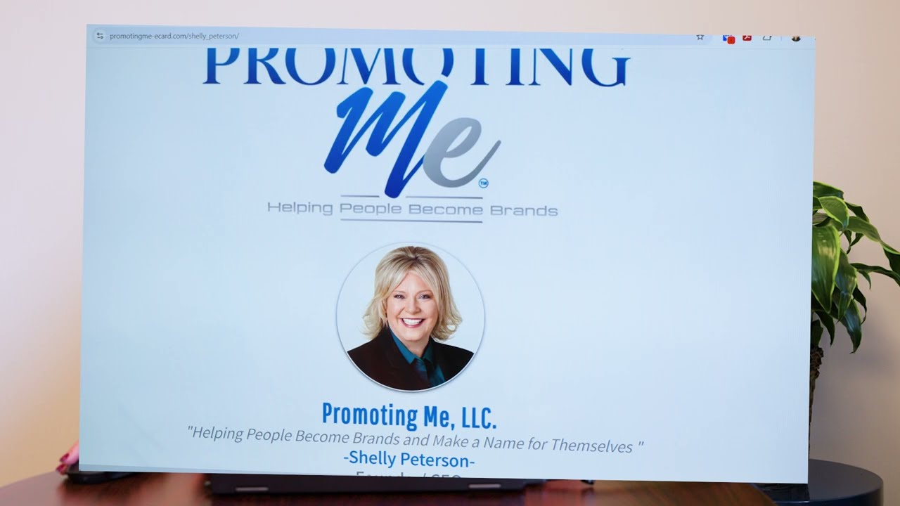 Welcome to Your Digital Future with Promoting Me - Digital Business Card Introduction