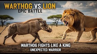 The Lion want hunt the Warthog but the Warthog have an escape plan
