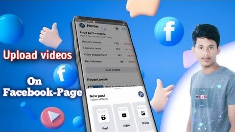 Upload videos on facebook page Using Mobile phone in Rohingya language