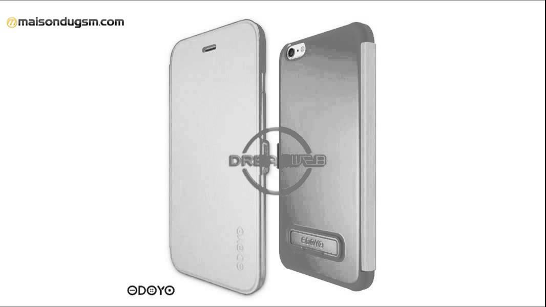 Etui Apple iPhone 6 Plus Odoyo Kick Folio Gris
