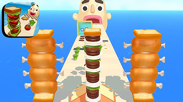 Sandwich Runner ​- All Levels Gameplay Android,ios (Levels 630-635)