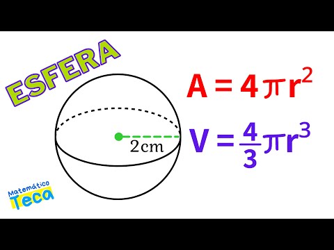 Vídeo: Como Encontrar A área E O Volume De Uma Esfera