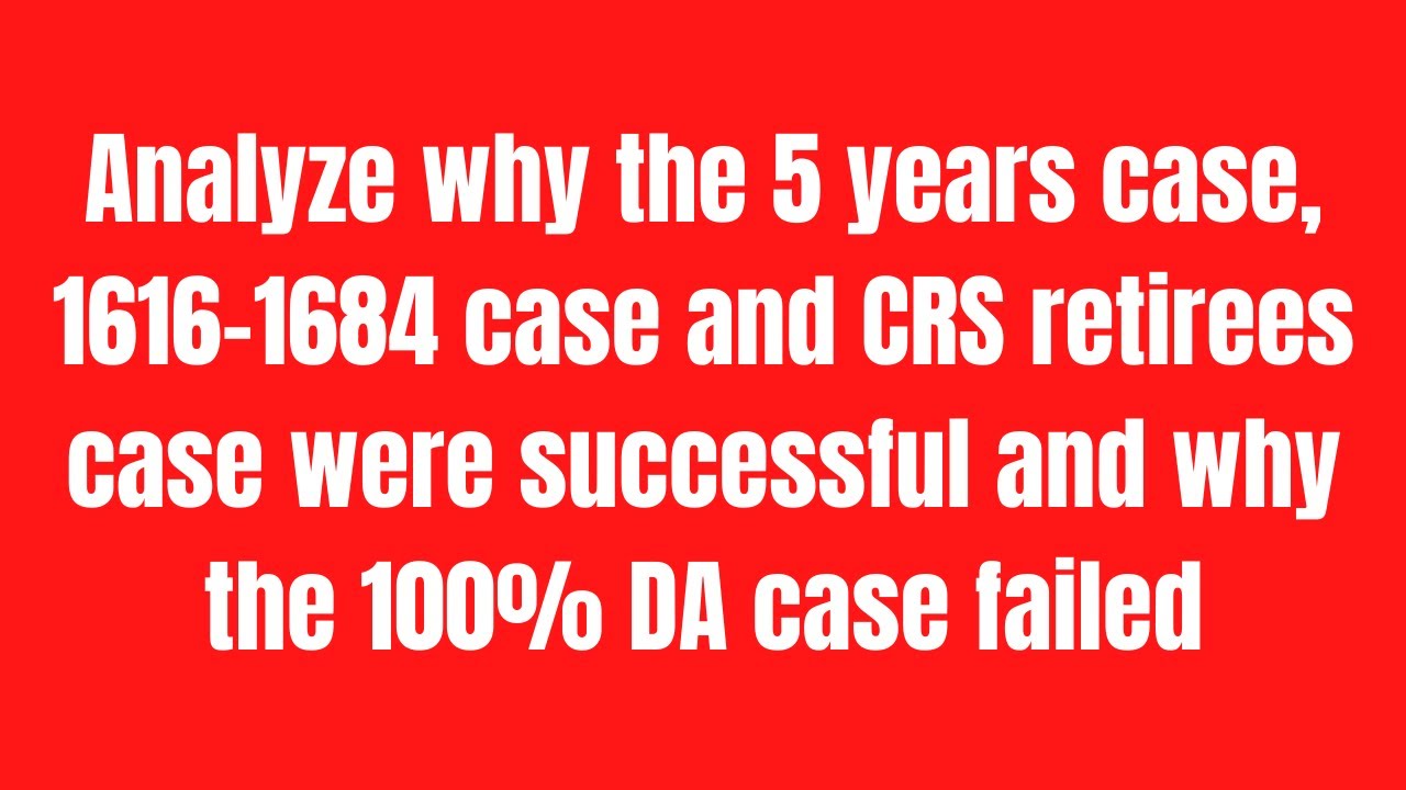 Cases fail