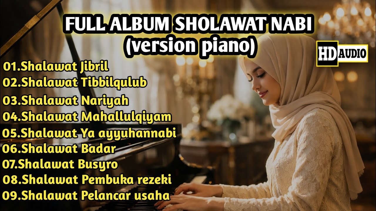 Sholawat Nabi Versi Piano 2026: Penyejuk Hati & Penenang Pikiran (Full Album Sholawat Jibril)