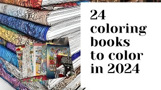 24 plus- coloring books in 2024 to color in