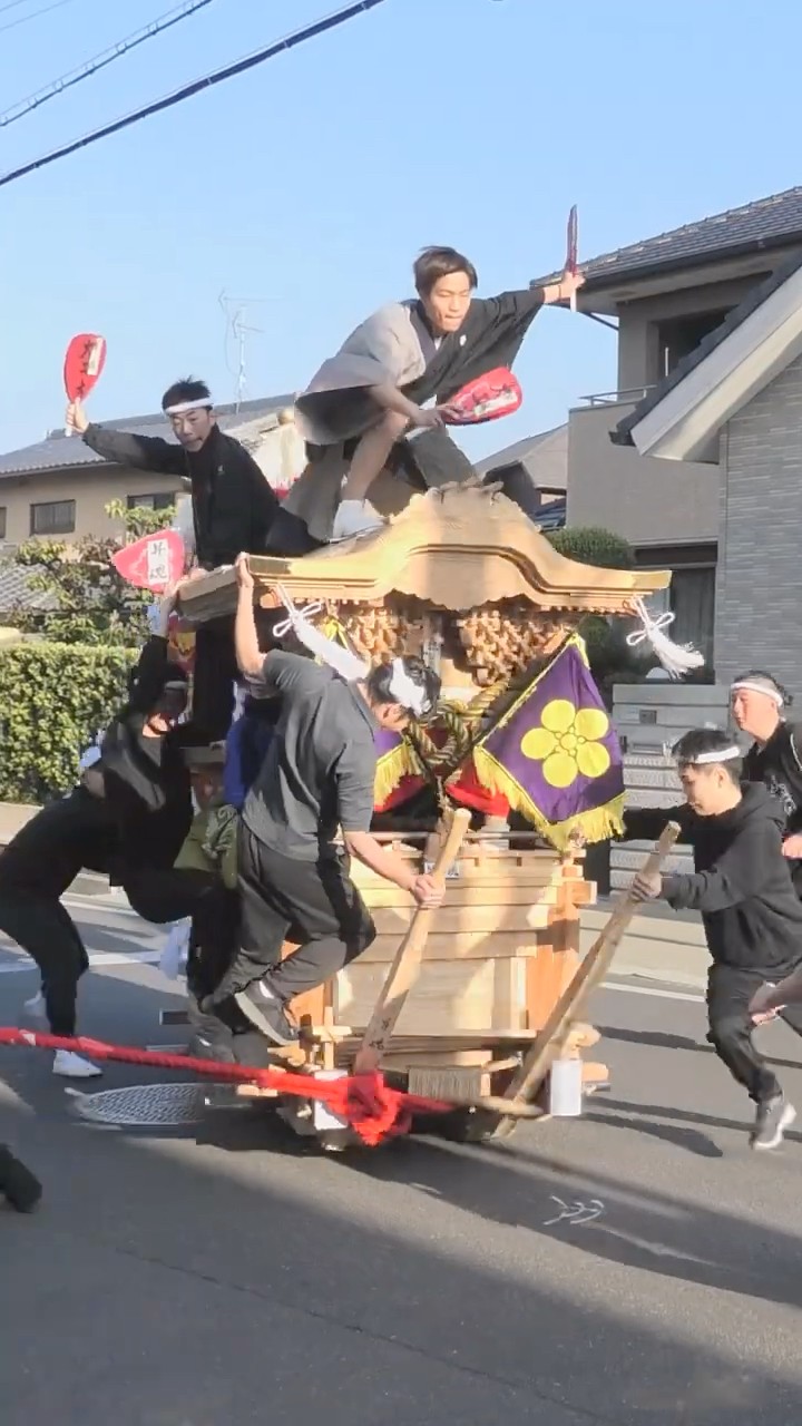 古き良い地車文化を重んじるミニ地車 #御門村 #だんじり #ミニだんじり