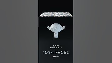 Blender cloth simulation | fx simulation | #shorts #viralvideo #vfxworld