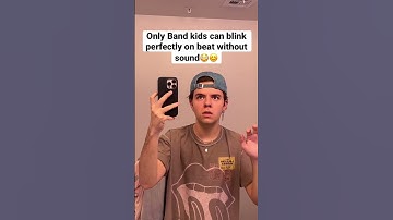 Thumbnail of Only band kids can blink perfectly on beat without sound🫢🔇
