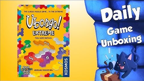 Daily Game Unboxing - Ubongo Extreme