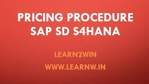 Pricing in SAP SD | Pricing Procedure sap | condition type in sap #learn2win #learntowin #sap #sapsd