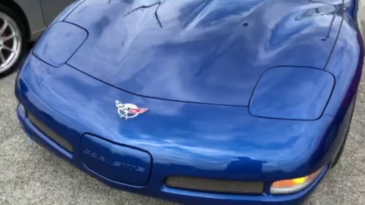 2003 Chevrolet Corvette Z06 Ls6 With 6 Speed Electron Blue
