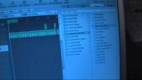 Logic Pro 8 Tutorial: Library Tab