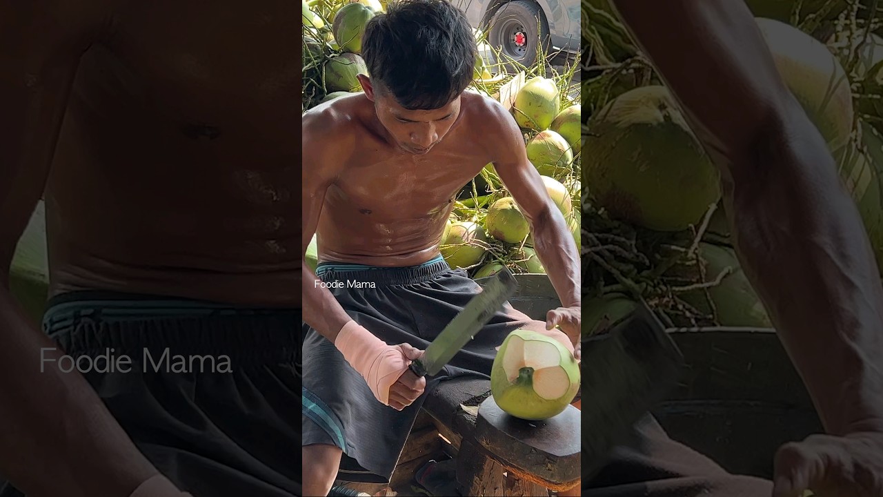 Crazy Coconut Cutting Skills!! Amazing Coconut Packing Process 