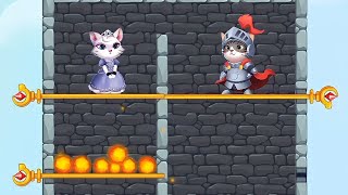 Save The Cat 🐈 Pull The Pin Gameplay Walkthrough 🎯🎮 screenshot 1