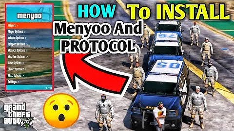 HOW TO INSTALL MENYOO TRAINER FOR PROTOCOL IN GTA 5/HOW TO  MAKE  VIP PROTOCOL 😍 VERY EASY STEPS #1