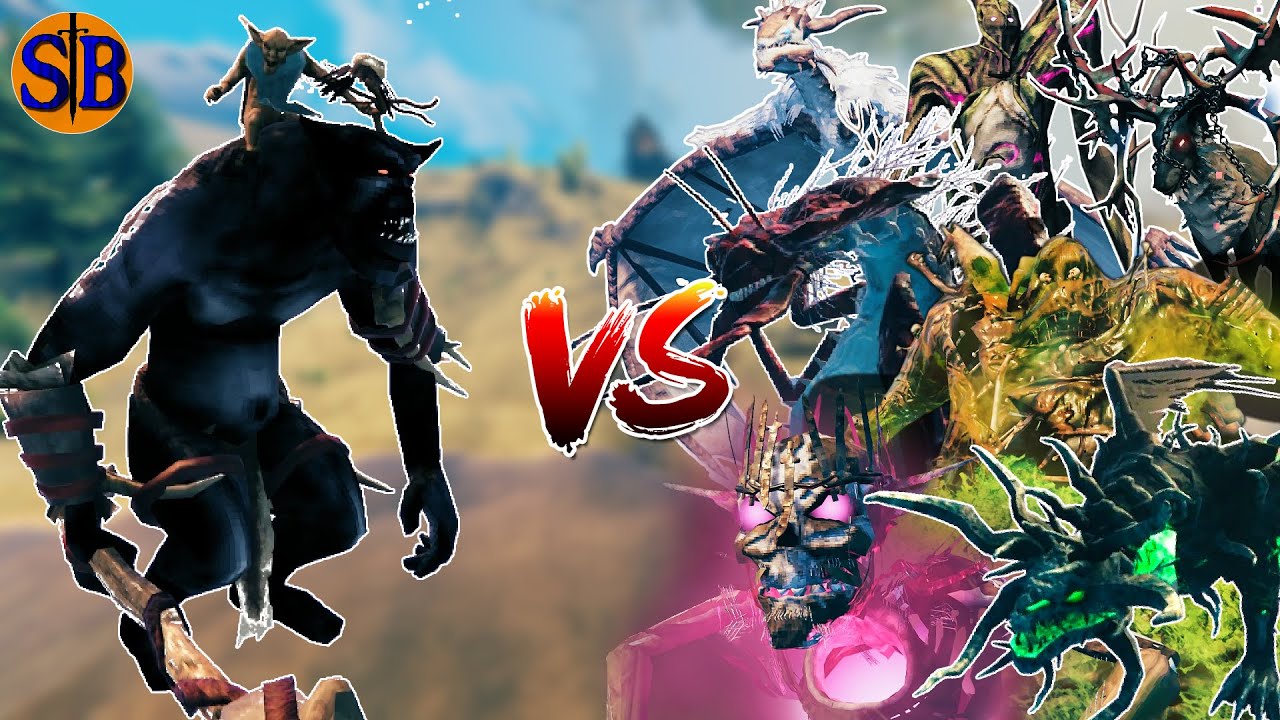 Zil & Thungr Miniboss vs Every Bosses | Valheim Mob Battle - YouTube