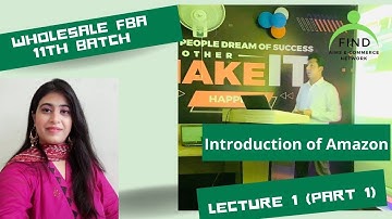 Amazon Virtual Assistant complete course | Lecture 01(part1)//Wholesale FBA 11th Batch