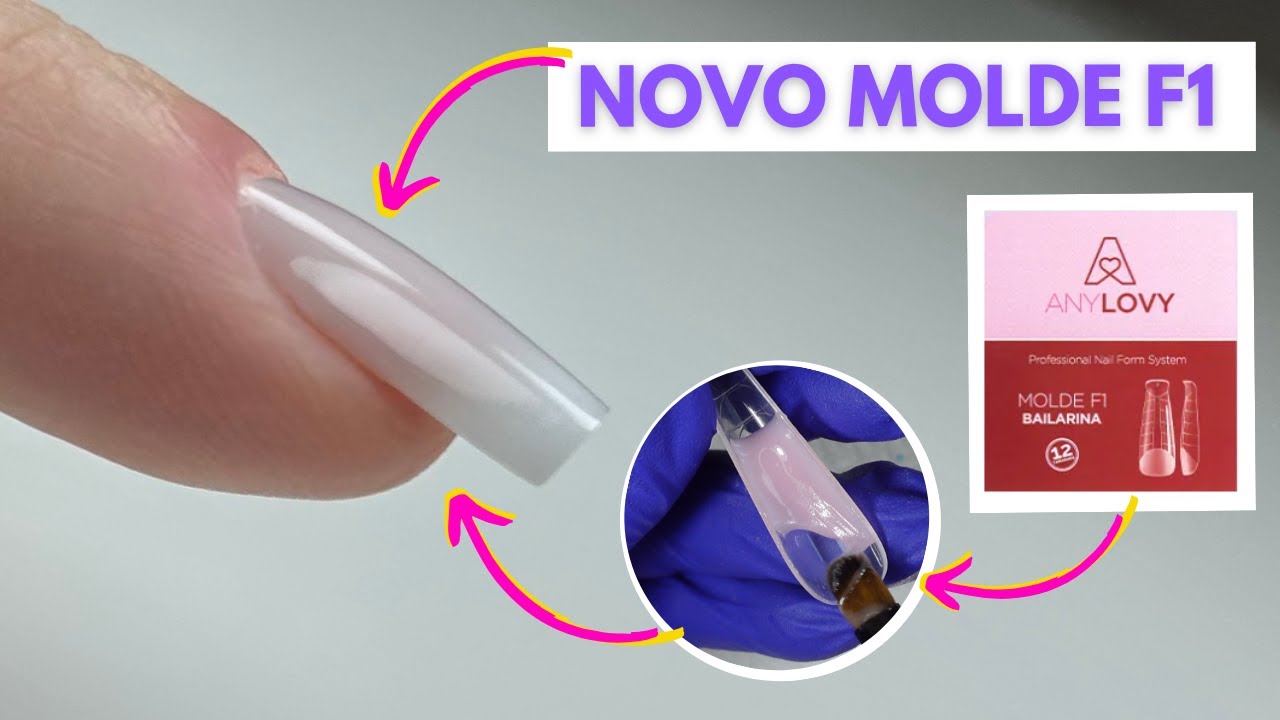 Alongamento Fácil Iniciante - Novo Molde F1 AnyLovy | Mundo Nails