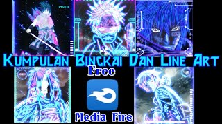 Bagi-Bagi Bingkai Line Art Naruto terbaru dan Keren - Keren || No Teks