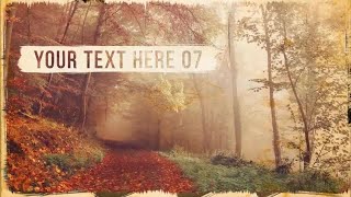 Brush Slideshow After Effects Templates