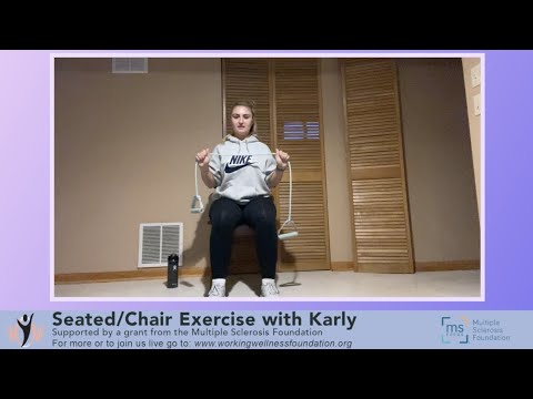 20220322 Seated/Chair Exercise with Karly Sponsored by the Multiple Sclerosis Foundation