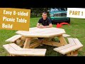 How to Build an Octagon Picnic Table | PART 1