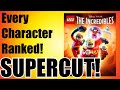 LEGO Incredibles - Every Character Ranked SUPERCUT