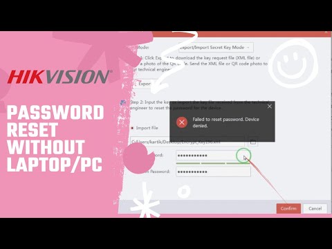 Solved : failed to reset password . Device Denied, password reset without laptop/pc # Smart Vision