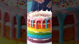 “Rainbow Cake Magic 🌈🎂”#cakemaking #trending #viral #video #shorts #youtube #channel #2million