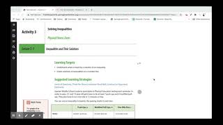 Springboard Algebra 1 Lesson 3-1 Inequalities and their Solutions