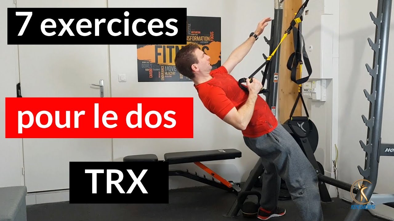 7 exercices pour le dos [TRX] - YouTube