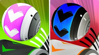 Gyrosphere trials - Level 38 Reverse gameplay Ball Colour Run walkthrough , iOS Android New Update