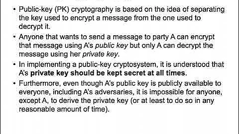 Lecture 12 – Security and Privacy 2: Encryption and firmware security