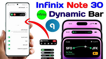 infinix note 30 dynamic bar enable kaise kare | how to use dynamic bar infinix note 30