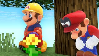 Mario Hide n Seek in MORE Minecraft Maps