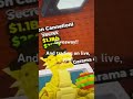 Join my stream and won the giveaway #sab #roblox #live