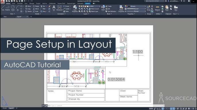 AutoCAD Print Setup ( sheets, scale, export to PDF ) Tutorial ...