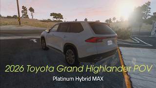 2026 Toyota Grand Highlander Platinum Hybrid MAX: POV Drive | BeamNG.Drive West Coast screenshot 5