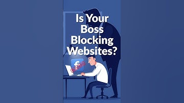 Blokkeert uw baas websites? (A+ Tool Tip)