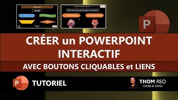 CRÉER un POWERPOINT INTERACTIF avec les ACTIONS et LIENS - Tutoriel Microsoft 365