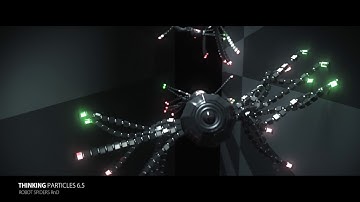 Fabian Buckreus Thinking Particles 6.5  - Robot Spiders Rnd + scenefile
