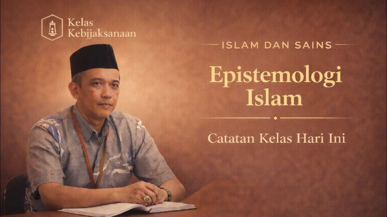 Islam dan Sains • 3 • Epistemologi Islam • Tiga Sumber/Alat Pengetahuan 