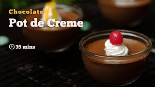 Chocolate Pot de Creme | Creamy Baked Chocolate | Chocolate Custard | Dessert Recipes | Cookd screenshot 4